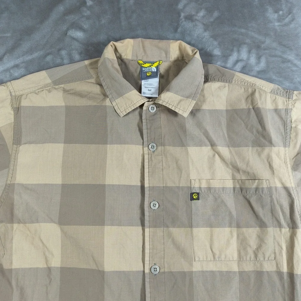 The North Face A5 Series Shirt Men Small Plaid Button Up Gorpcore Outdoor Hiking